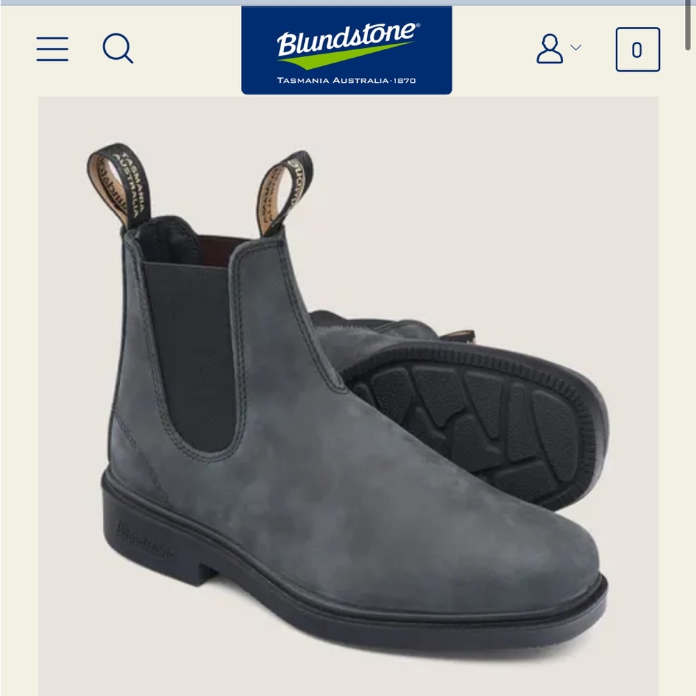 Blundstone women’s 1308 Dress Chelsea Boots Rustic Black